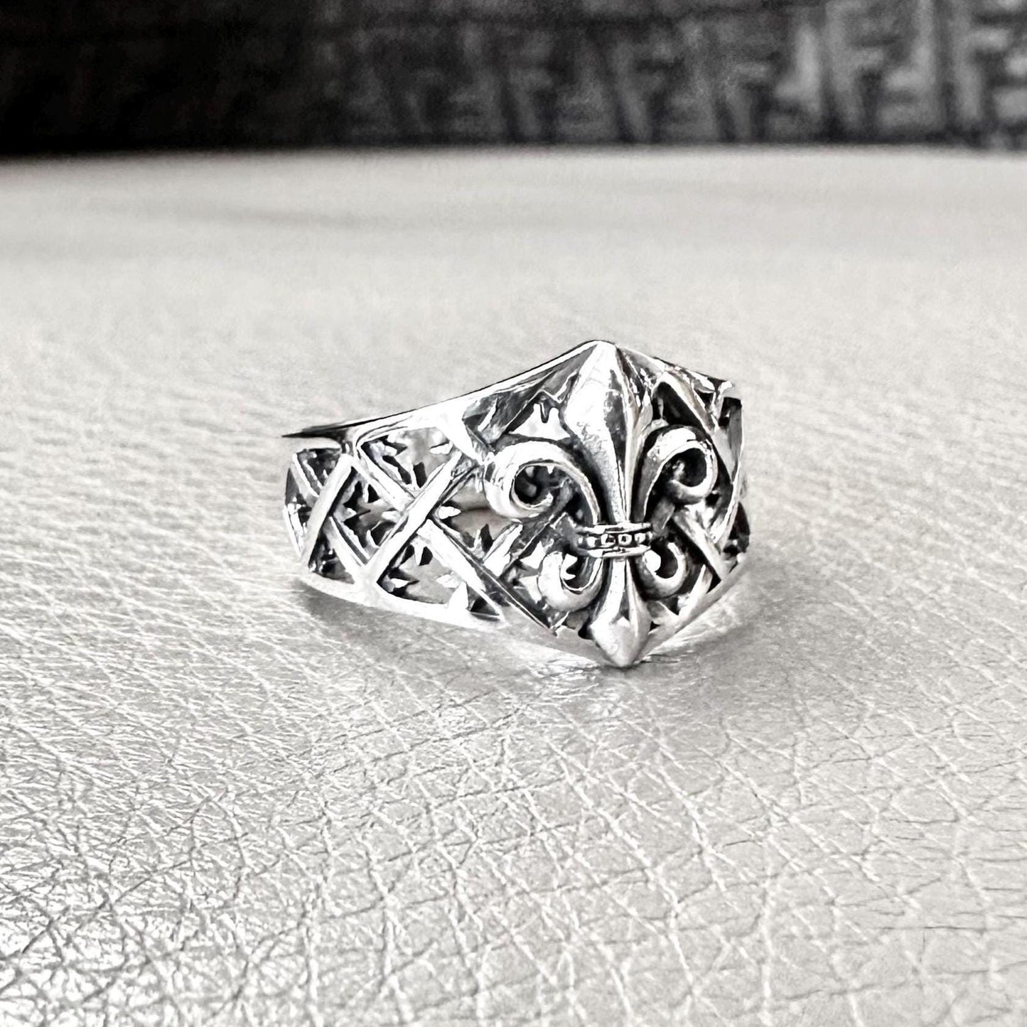 Fleur De Lis Three Musketeer French Heritage  Ring