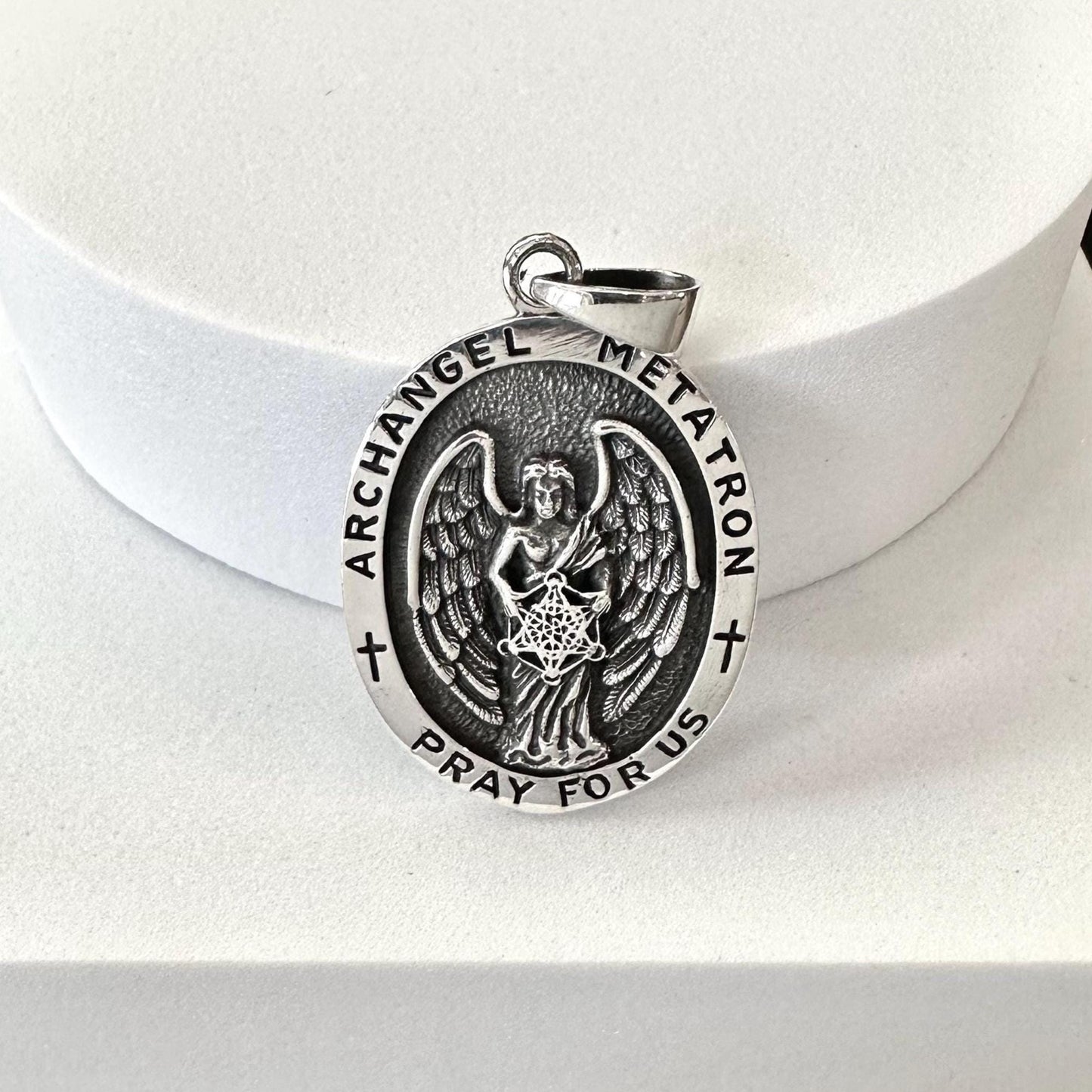 Archangel Metatron Guardian Angelo Jewish Pendant/Necklace