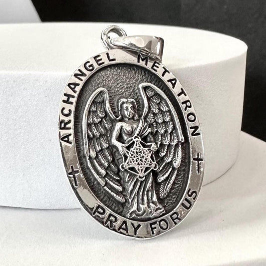 Archangel Metatron Guardian Angelo Jewish Pendant/Necklace