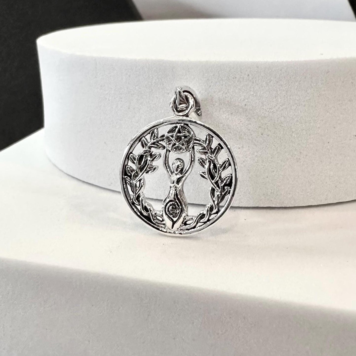 Triple Moon Goddess Luna Deities Wiccan Pendant/Necklace