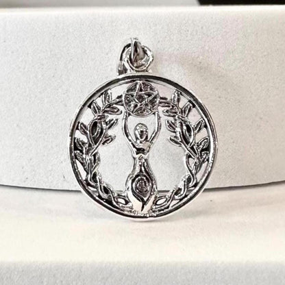 Triple Moon Goddess Luna Deities Wiccan Pendant/Necklace