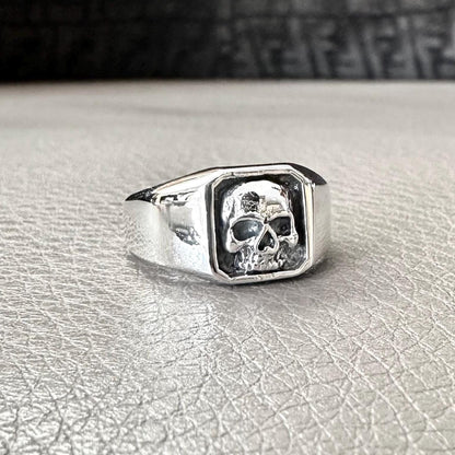 Skull Punk Gothic Pirate Skull Bones Biker Skeleton Ring