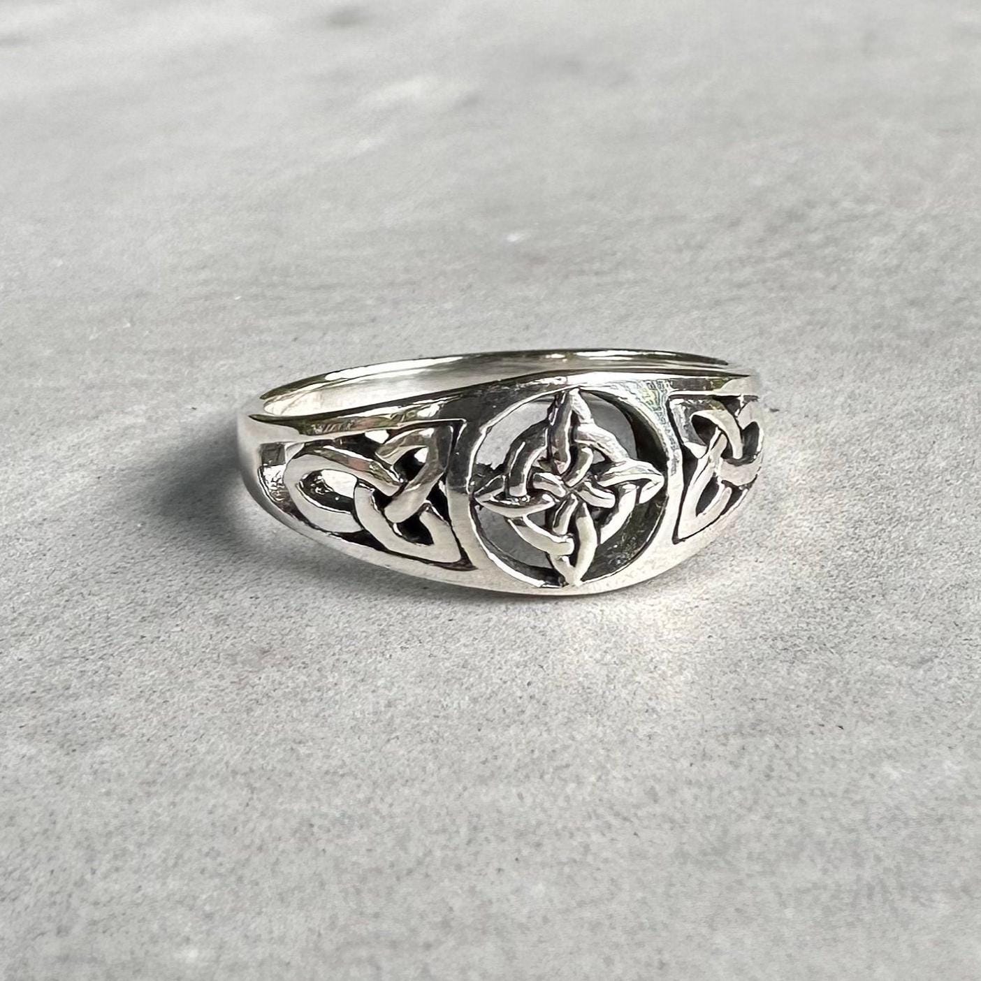 Witch's Knot Magic Four Element Wiccan Ring