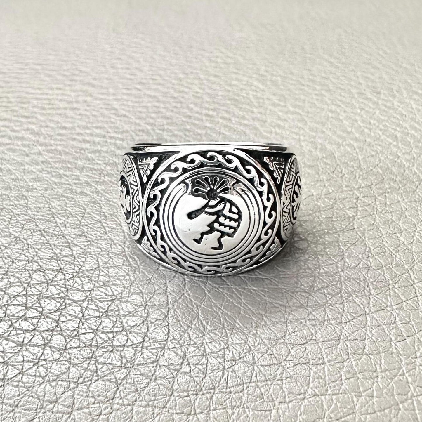 Hopi Kokopelli Indian Native American Deities Ring