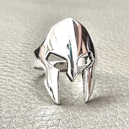 Sparta's Helmet Greek Warrior Ring