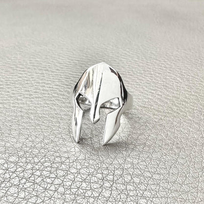 Sparta's Helmet Greek Warrior Ring