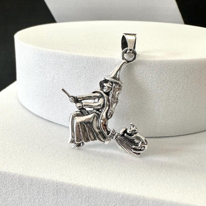 Witch Broom Pendant/Necklace