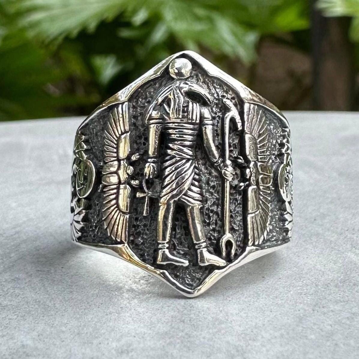 Thoth Egyptian God of Wisdom Deity Talismans Ring