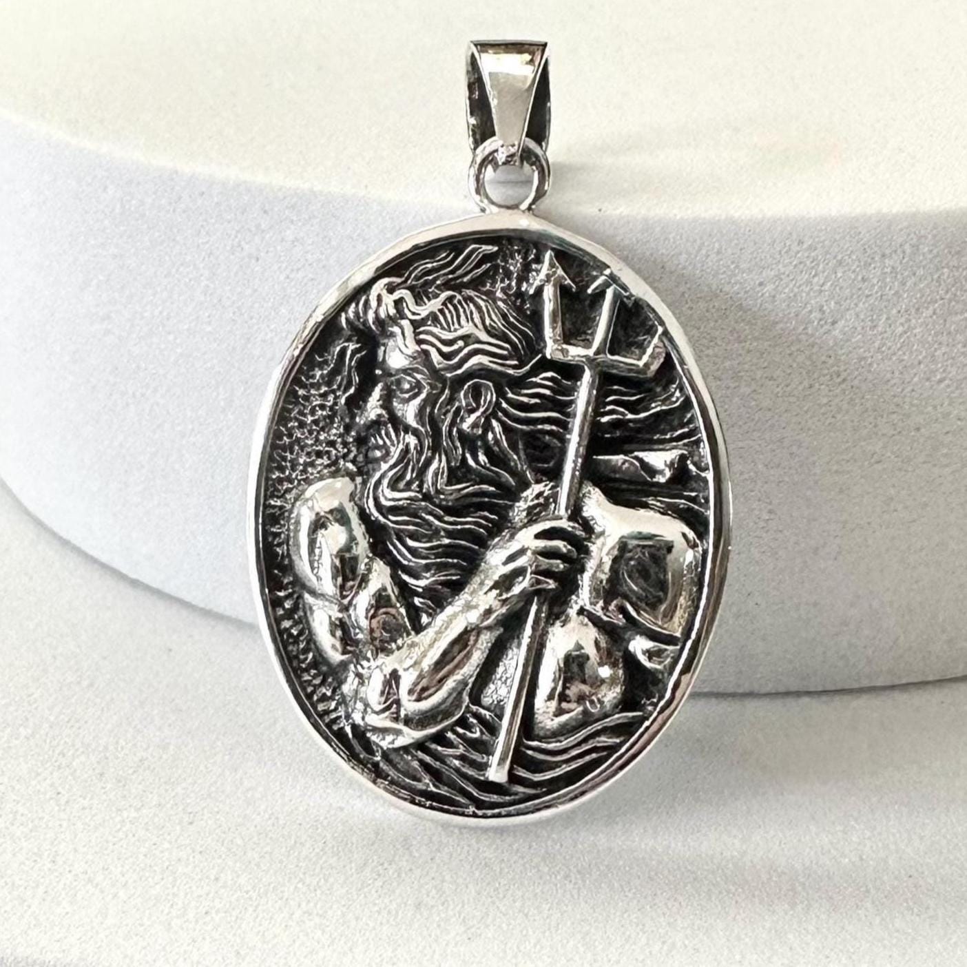 Poseidon Greek God Olympian Greek Mythology Pendant/Necklace