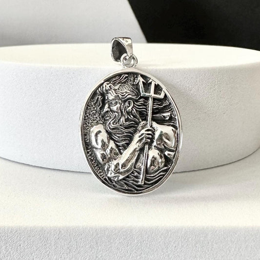 Poseidon Greek God Olympian Greek Mythology Pendant/Necklace