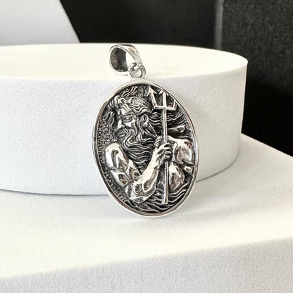 Poseidon Greek God Olympian Greek Mythology Pendant/Necklace