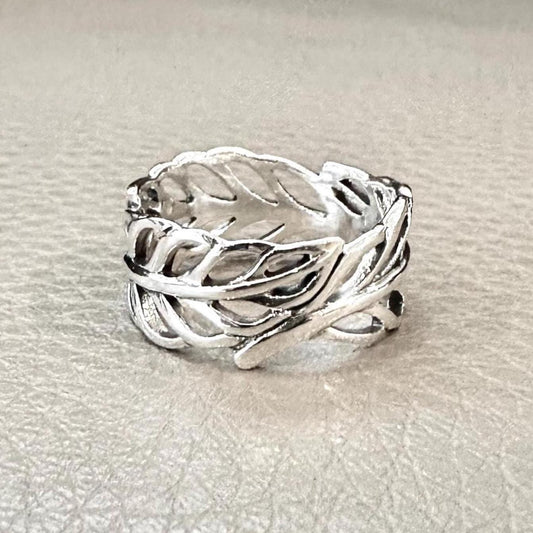 Olive Leaf Fashion Ring