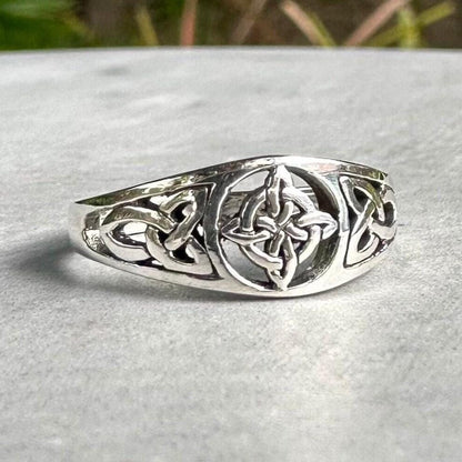 Witch's Knot Magic Four Element Wiccan Ring