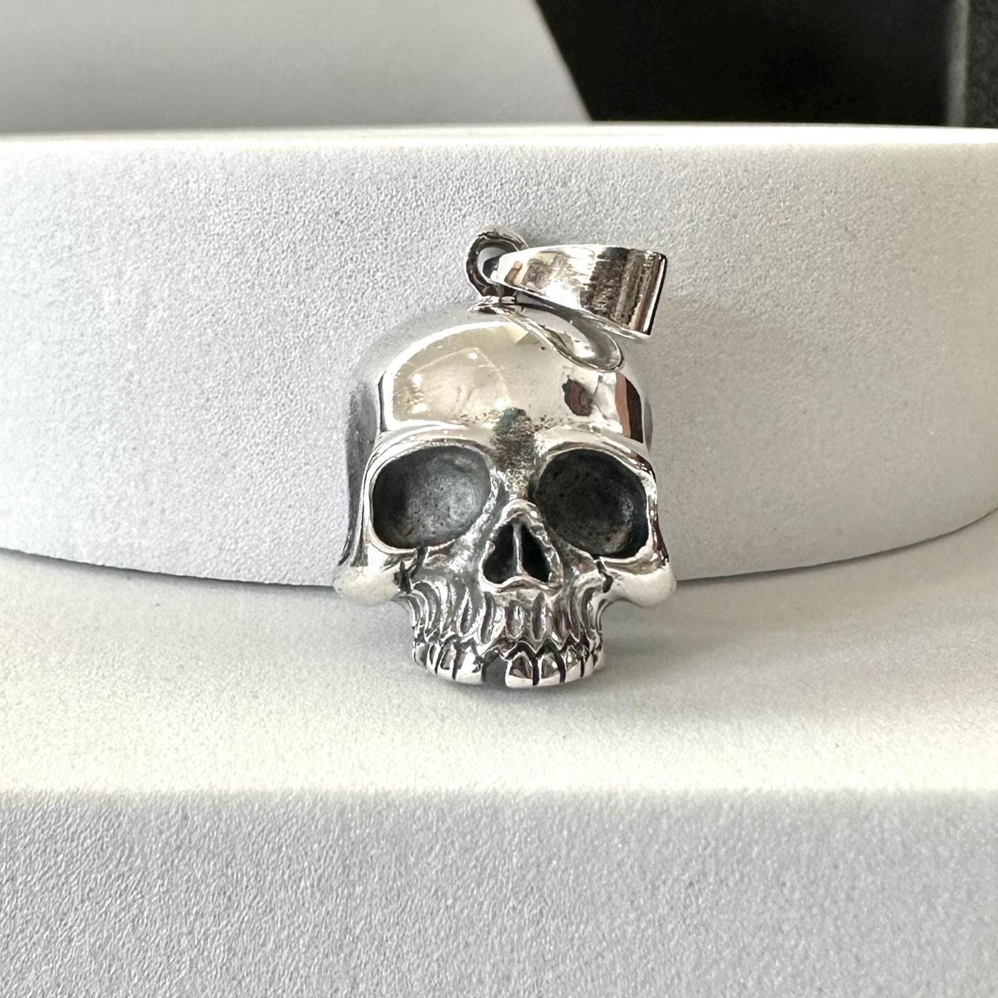 Skull Punk Gothic Pirate Biker Pendant/Necklace