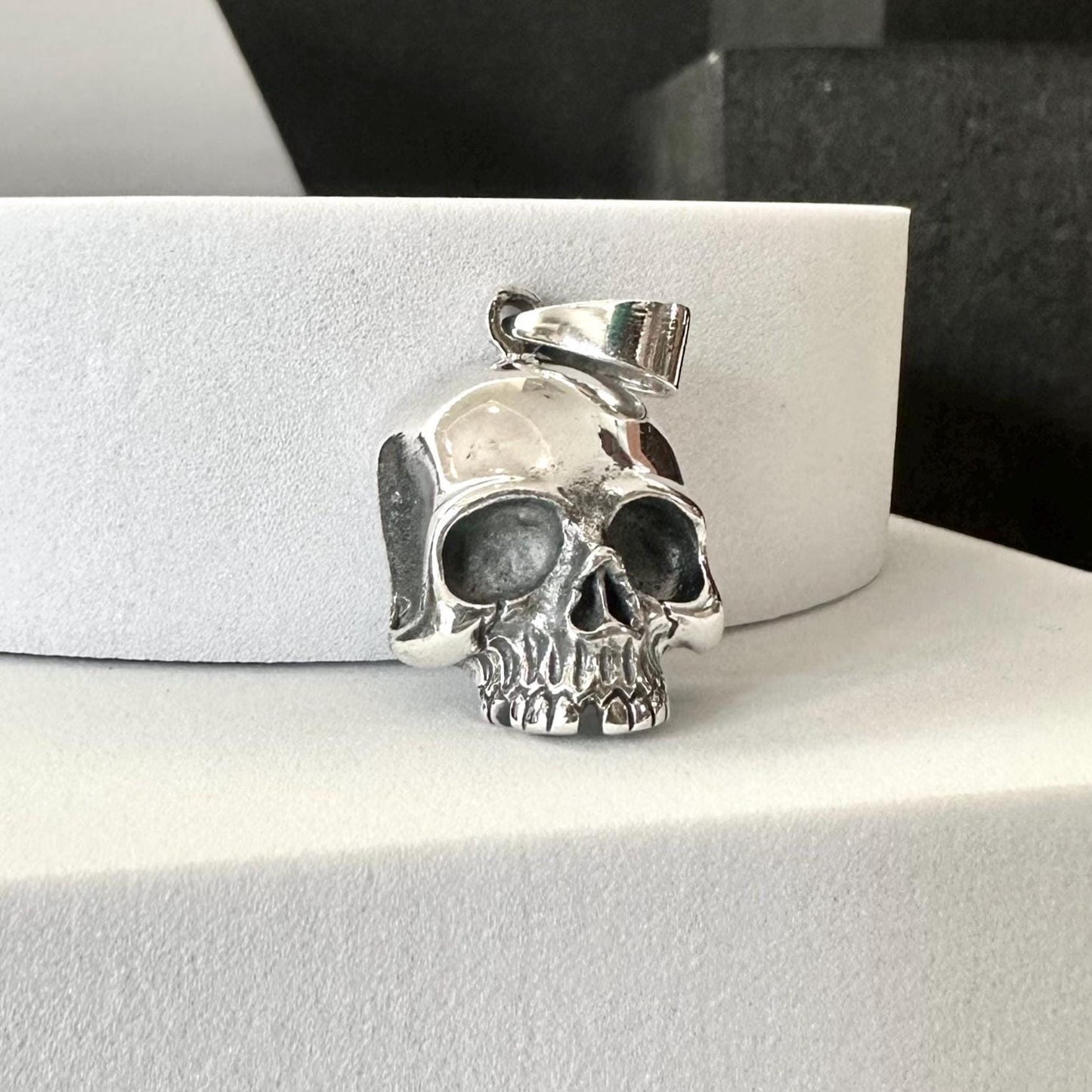 Skull Punk Gothic Pirate Biker Pendant/Necklace