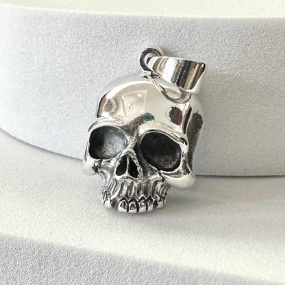 Skull Punk Gothic Pirate Biker Pendant/Necklace