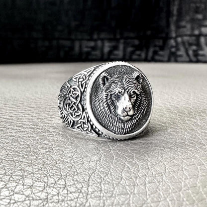 Norse Mythology Bear Paw Viking Bjorn Ring