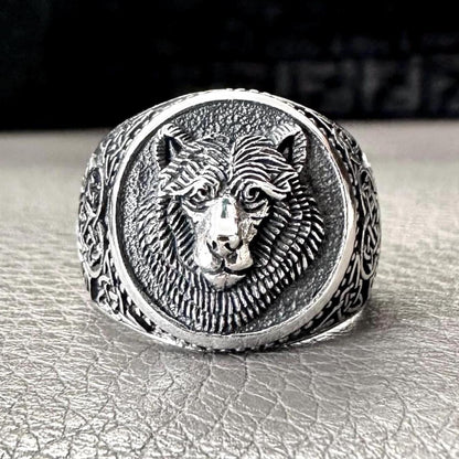 Norse Mythology Bear Paw Viking Bjorn Ring