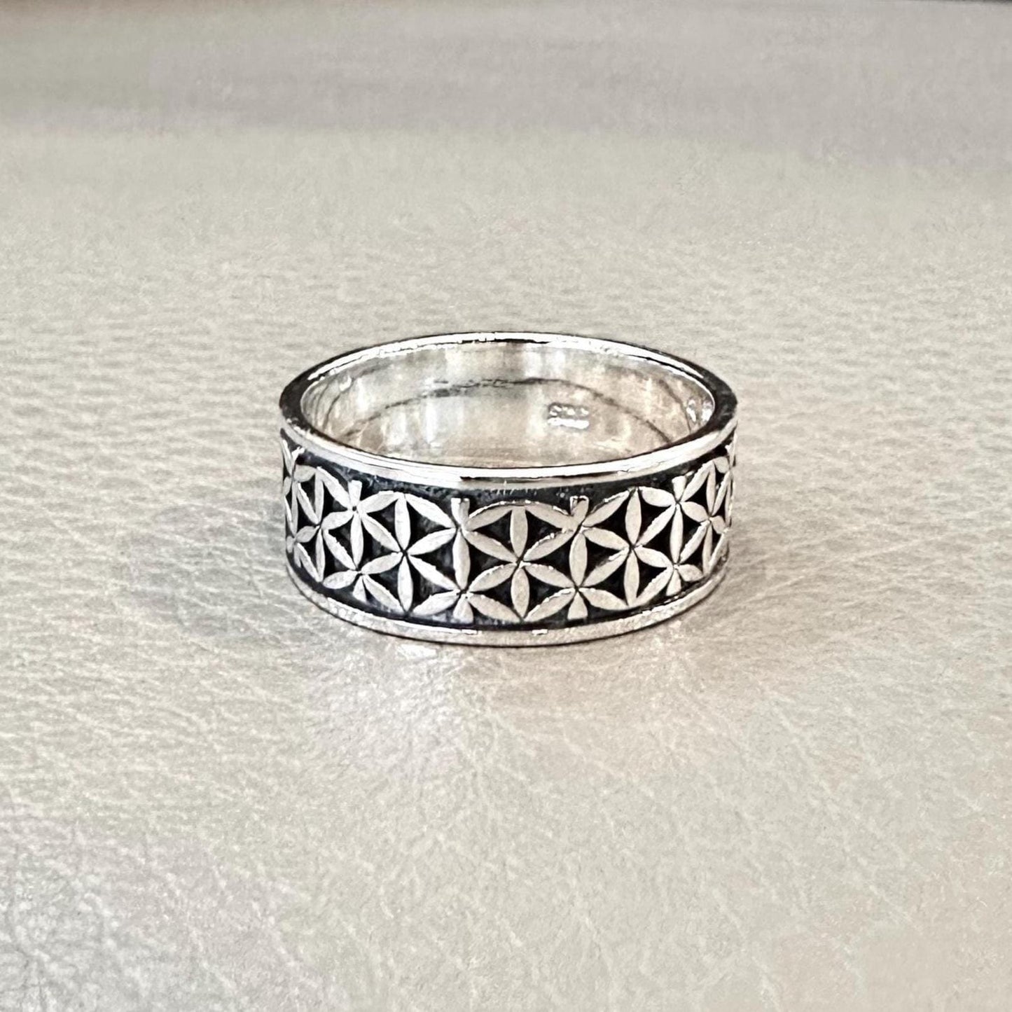 Flower of Life Viking Celtic Sacred Ring