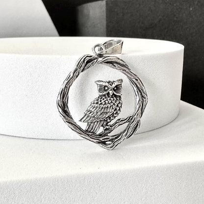 Owl Bird Pendant/Necklace