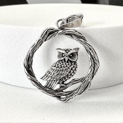Owl Bird Pendant/Necklace