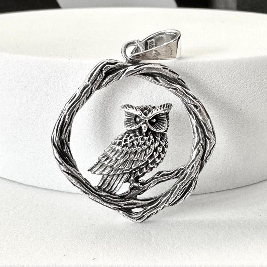 Owl Bird Pendant/Necklace