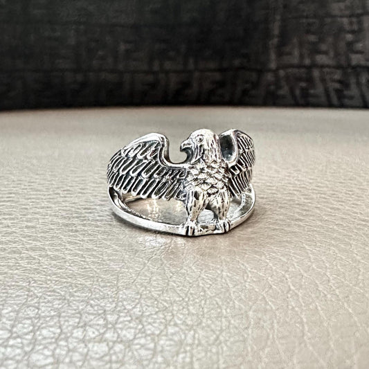 Eagle Indians Native American Tribe Bird Falcon Ring