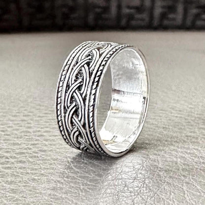 Celtic Knot Infinity Endless Viking Irish Ring