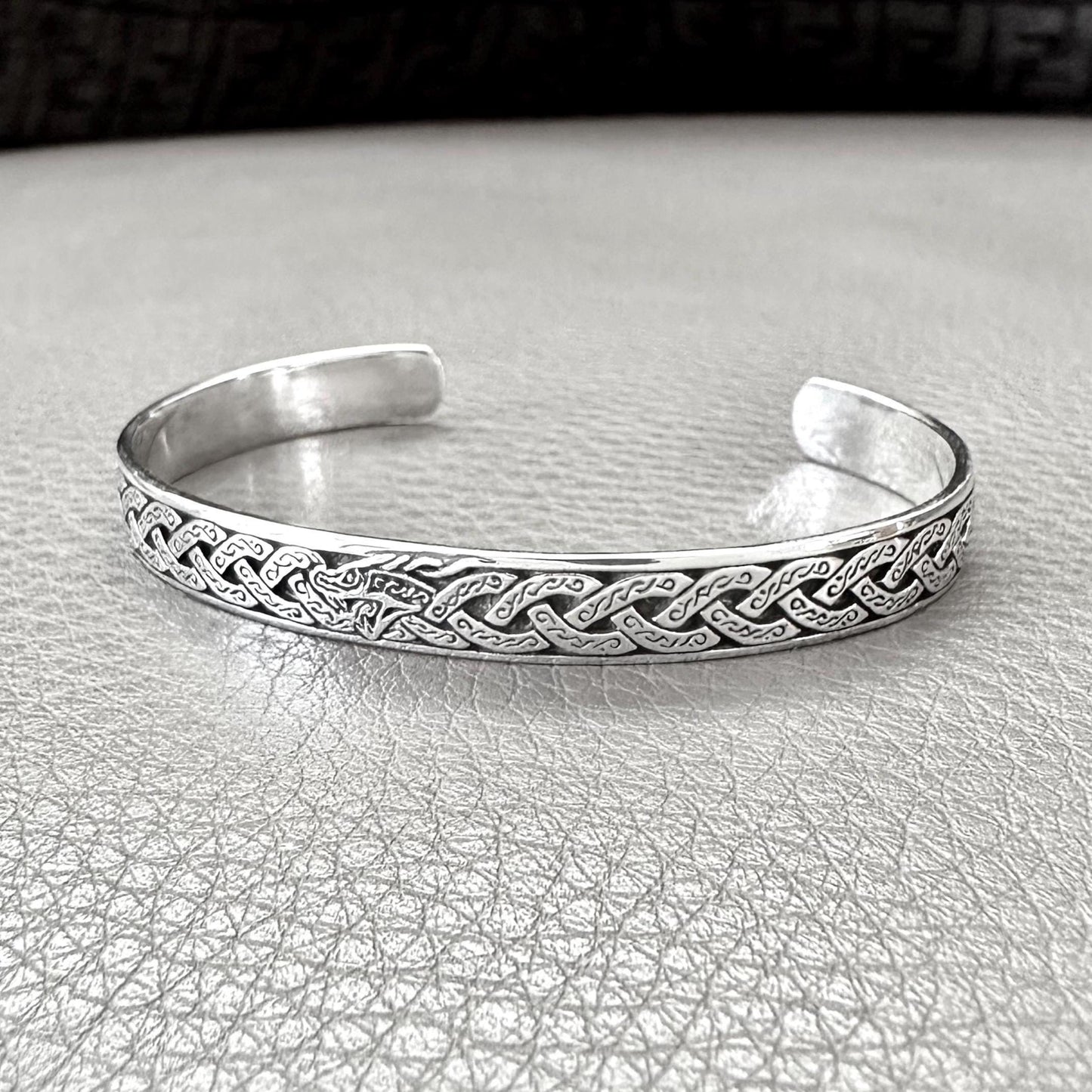 Dragon Viking Dragon Celtic Infinity Knot Cuff Bracelet