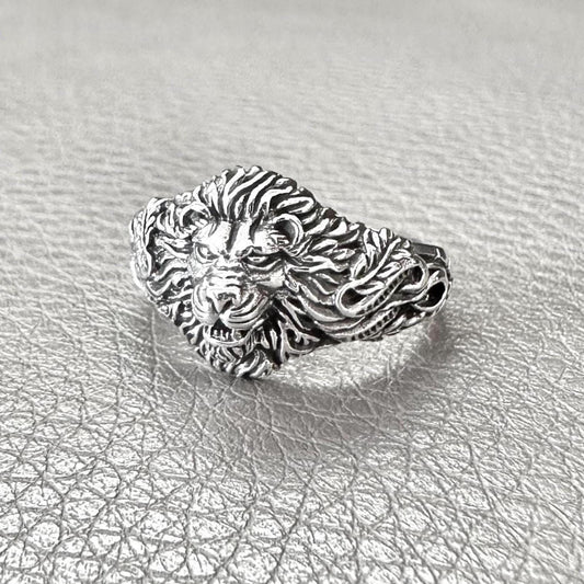 Lion Zodiac Leo King of Jungle Beast Animal Ring