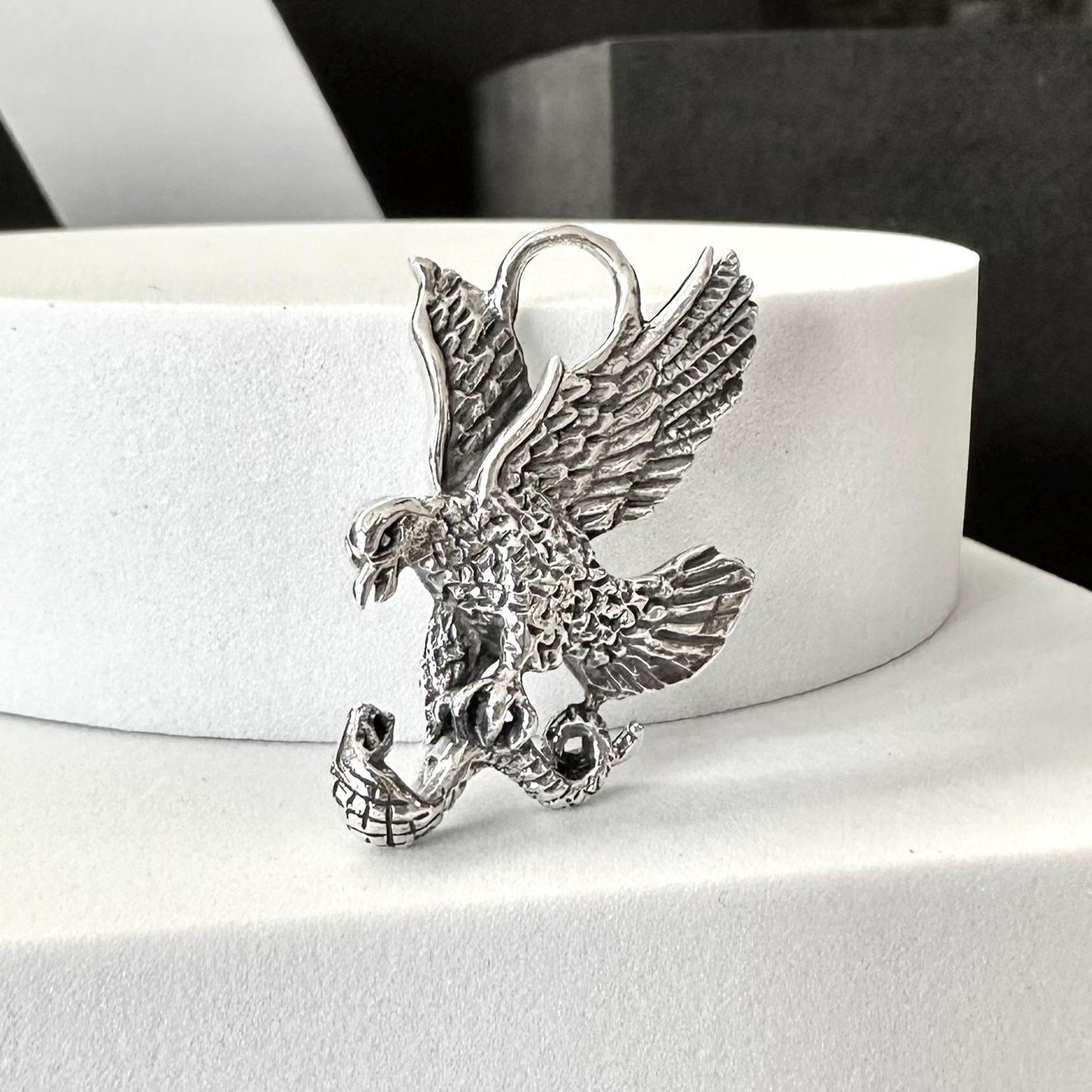 Eagle Bird Native American Indian Falcon Pendant/Necklace