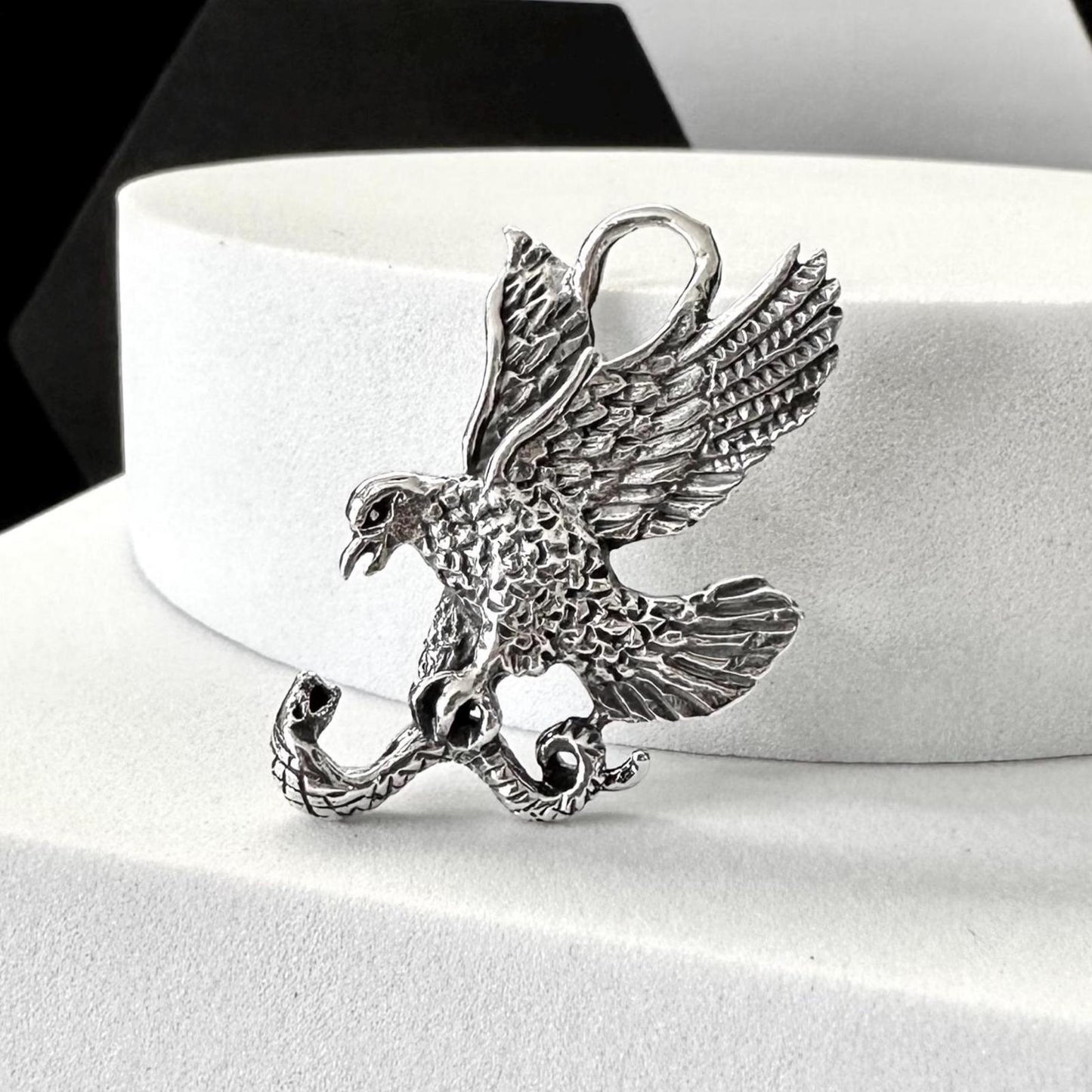 Eagle Bird Native American Indian Falcon Pendant/Necklace