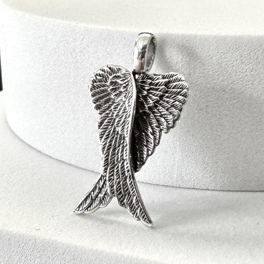 Angel Wing Bird Feather Pendant/Necklace