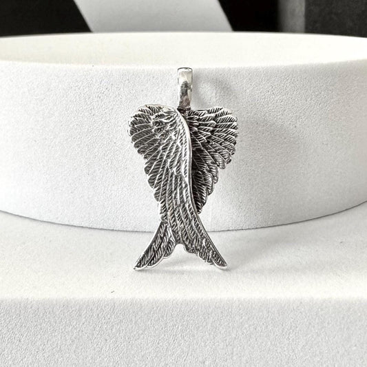 Angel Wing Bird Feather Pendant/Necklace