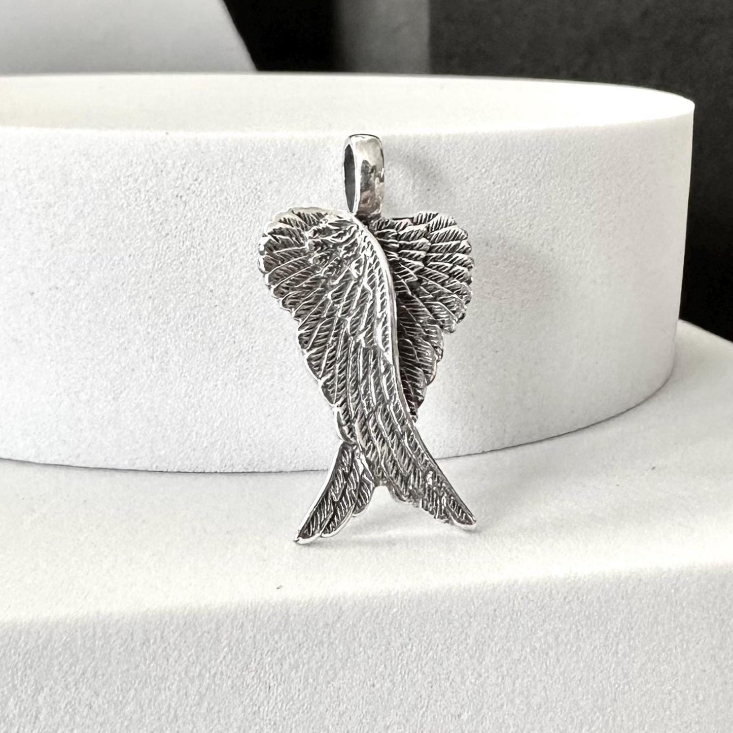 Angel Wing Bird Feather Pendant/Necklace
