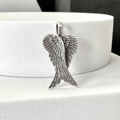 Angel Wing Bird Feather Pendant/Necklace
