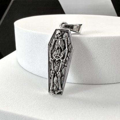 Punk Skull Gothic Skeleton Death Pendant/Necklace