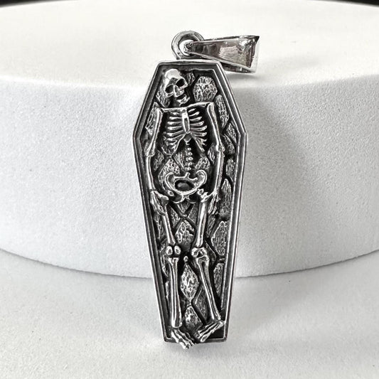 Punk Skull Gothic Skeleton Death Pendant/Necklace