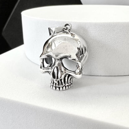 Skull Punk Gothic Pirate Skeleton Biker Pendant/Necklace