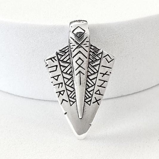 Gungnir Viking Norse Spear Head Arrowhead Pendant/Necklace