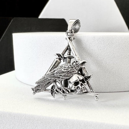 Odin's Raven Viking Raven Bird Crow Pendant/Necklace
