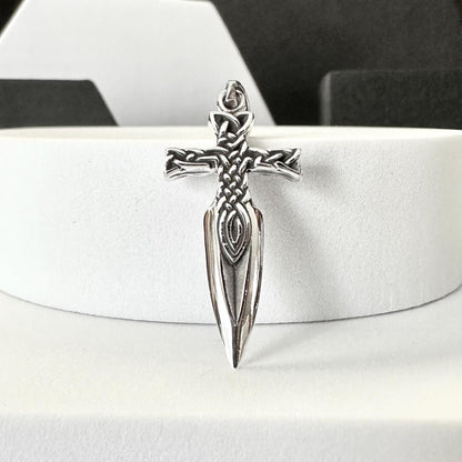 Sword Viking Long Sword Knight Great Blade Pendant/Necklace
