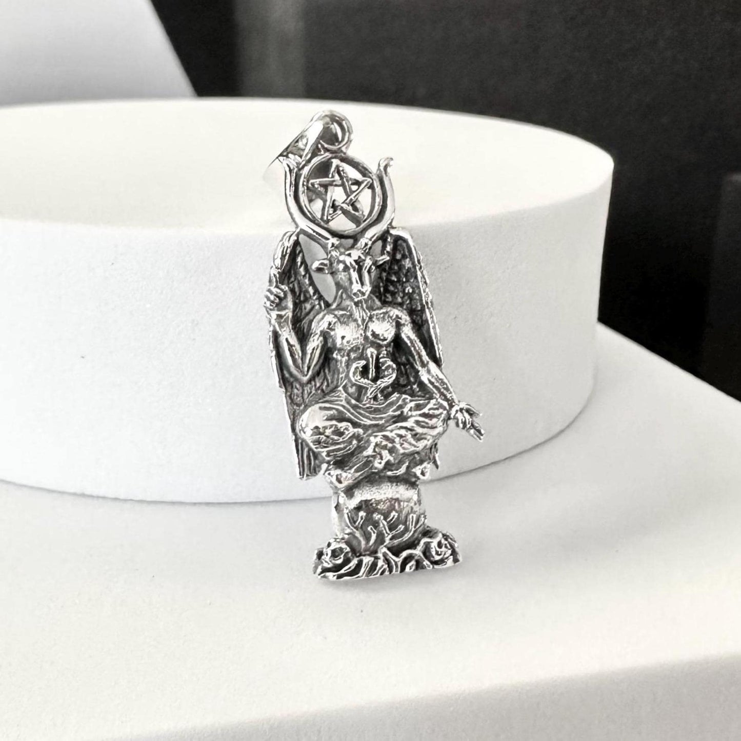 Baphomet Goat Head Gothic Pendant/Necklace