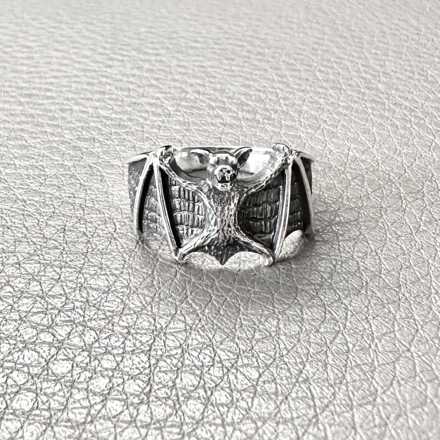 Bat Totem Vampire Wiccan Style Ring