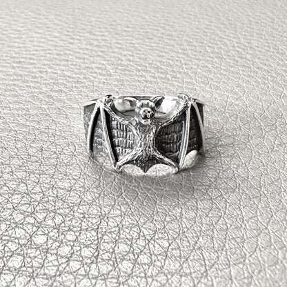 Bat Totem Vampire Wiccan Style Ring