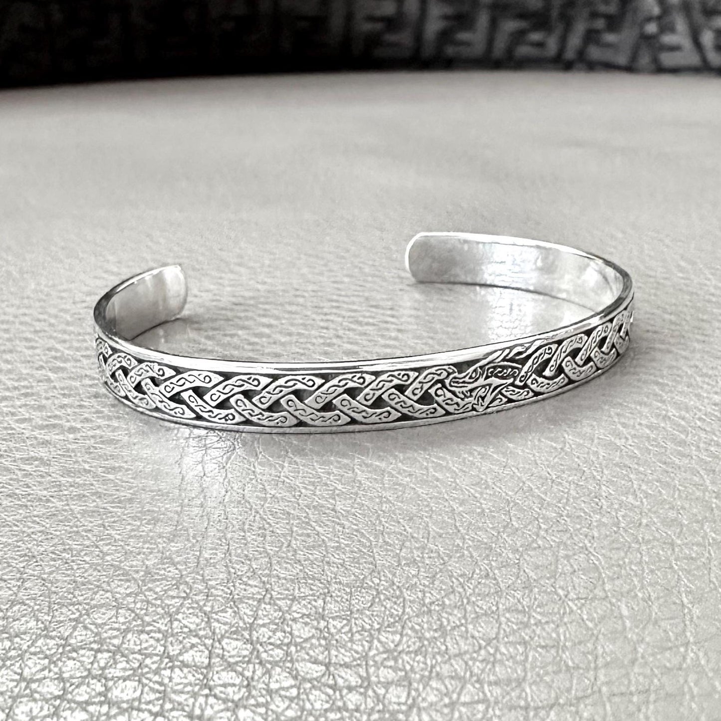 Dragon Viking Dragon Celtic Infinity Knot Cuff Bracelet