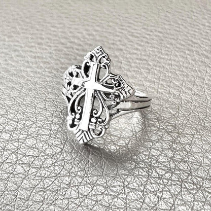Cross Jesus Christ Crucifix God Cross Ring