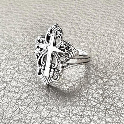 Cross Jesus Christ Crucifix God Cross Ring