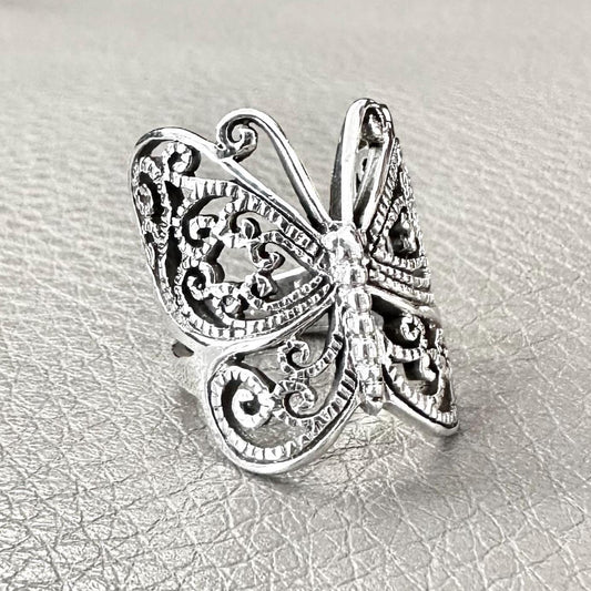 Butterfly Flying Insect Women Ring