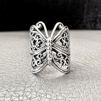 Butterfly Flying Insect Women Ring